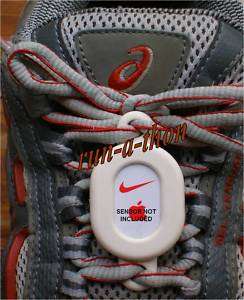 Nike+ LACELID white iPod Plus Sensor Sport Kit Shoe Adapter lace lid 