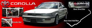 TOYOTA AE92 ULTRA RACING 3 POINTS FRONT STRUT BAR (UR TW3 687)  