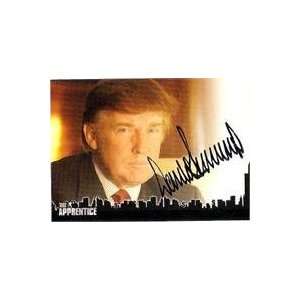  Donald Trump autographed The Apprentice trading card sc 