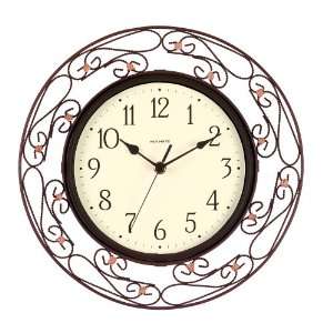  Chaney Instrument Wire Scroll Clock: Home & Kitchen