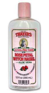 Rose Petal Witch Hazel   Alcohol Free Toner   Thayers  