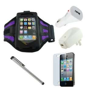   Stylus Pen + White USB Wall and Car Charger Adapter for Iphone 4S