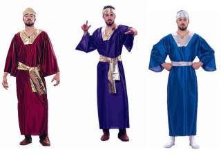 Wiseman Biblical Adult Costume includes Robe, Sash, & Headband. One 