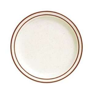   Tuxton Bahamas Brown Speckled White Plate   7 1/4 Kitchen & Dining