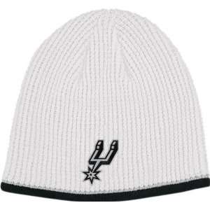  San Antonio Spurs White Knit Hat: Sports & Outdoors