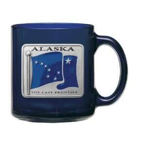  Alaska Flag Glass Coffee Mug: Home & Kitchen