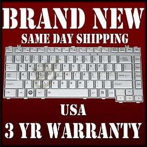 GENUINE TOSHIBA SATELLITE A205 S4587 PSAF0U 02K009 SILVER US KEYBOARD 