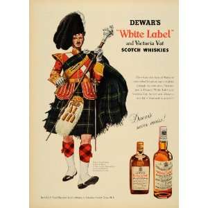   Label Victoria Vat Scotch Whiskies   Original Print Ad