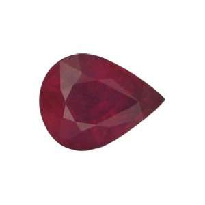  3.85cts Natural Genuine Loose Ruby Pear Gemstone 