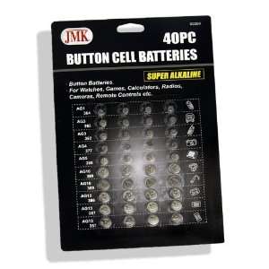  40pc Button Cell Battery Value Pack Watch Camera 1.5V 