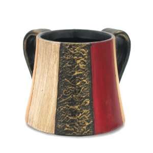  Decorative Multicolored ceramic Netilat Yadayim Wash cup 4 