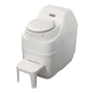   Capacity Electric Composting Toilet, White, 1 ea: Kitchen & Dining