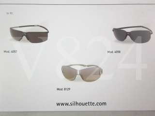   Eyeglasses SILHOUETTE PRO Clip On Fit 4057 4058 8129, 5085 6050  