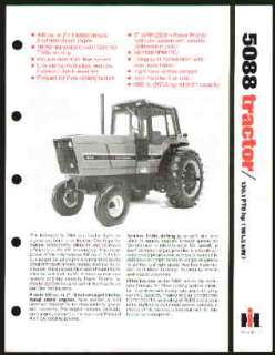 IH International 5088 Tractor Brochure  