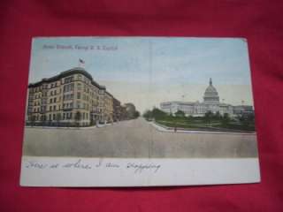 Hotel Driscoll Facing US Capitol Washington DC Postcard  