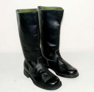 WWII GERMAN EM LEATHER COMBAT BOOTS IN SIZES 5471  