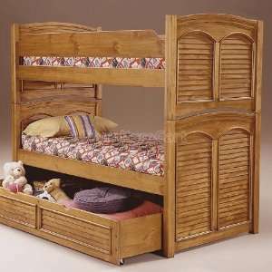 American Woodcrafters Cottage Traditions Twin/Full Bunk Bed (Sandstone 