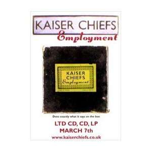  KAISER CHIEFS Employment   Cover Music Poster