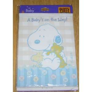  Peanuts Hallmark Baby Snoopy Baby Shower Invitation: Baby