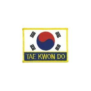 Martial Arts Patch   Taekwondo Korean Flag:  Sports 