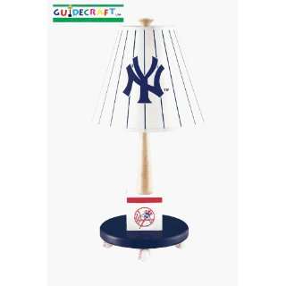 League Baseball   Yankees Table Lamp,mlb, lamp, major league baseball 