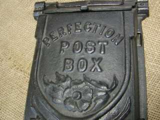   Perfection Mailbox  Old Antique Mail Box EXTREMELY RARE 6669  