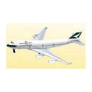 Cathay Pacific Airways Micro Airliners 747 400 Snap Together Model 