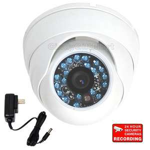 Security Surveillance CCD Dome Camera Outdoor Infrared Day Night Wide 