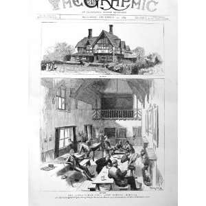  1884 SANDRINGHAM CLUB WEST NEWTON NORFOLK MEN MEETING 