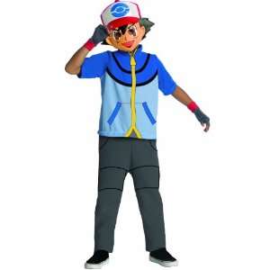  Pokemon ASH Costume, Boys Size M (8): Toys & Games