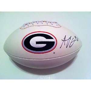 Aj Green Autographed Georgia Bulldogs Football  Sports 
