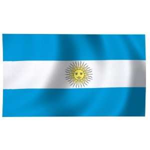  Argentina Flag (With Seal) 6X10 Foot Nylon PH Patio, Lawn 