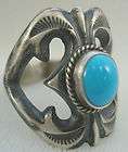 Native American Fine Turquoise Stone Ring  
