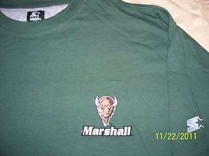 Marshall Thundering Herd football T Shirt XXL Starter  