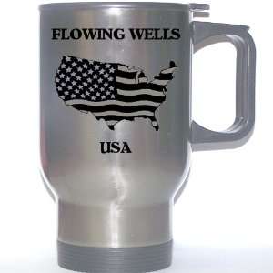  US Flag   Flowing Wells, Arizona (AZ) Stainless Steel Mug 