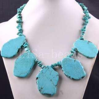 Turquoise Loose Beads Gemstone Random Necklace LE432  