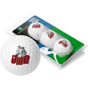   Minnesota Duluth Bulldogs 3 Pack of Logo Golf Balls