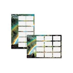 Sold as 1 EA   Erasable wall calendar features a full year of planning 