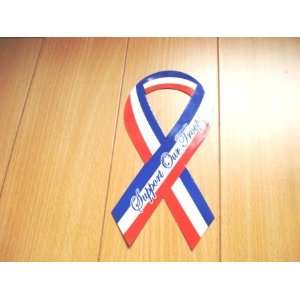  Magnet Ribbon Support Our Troops: Office Products