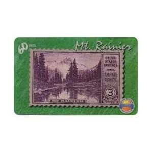 Collectible Phone Card Mt. Ranier National Park (3c Postage Stamp 