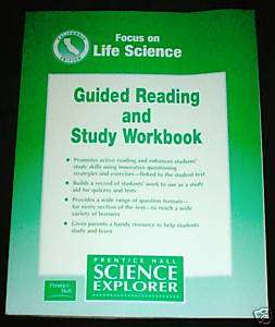 Prentice Hall LIFE Science 7th Grade 7 WORKBook L@@K! 9780130527288 
