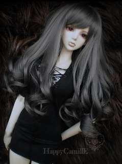 BJD Doll Hair Wig 8 9 E69 SmokeDust 1/3 SD DZ DOD LUTS  