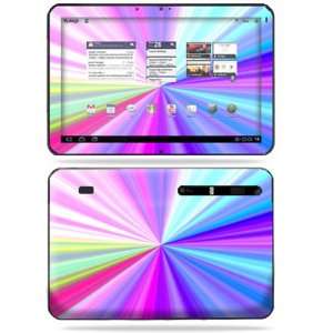   Skin Decal Cover for Motorola Xoom Tablet Rainbow Zoom: Electronics
