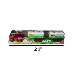  24 Toy Farm Tractor & Trailer Sets