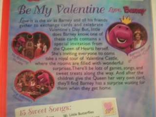 Be My Valentine Love Barney VHS Tape 045986020475  