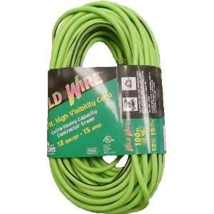  50 Green Extension Cord with Lighted End