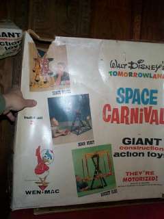 Walt Disney Tomorrowland Disneyland Space Carnival Giant Action Toy 