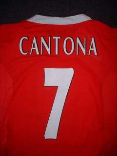 Manchester United Utd Cantona Jersey Shirt Soccer Football NIKE Youth 