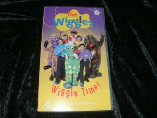 THE WIGGLES WIGGLE TIME VHS VIDEO PAL~ A RARE FIND~  