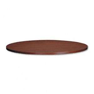     Round Conference Table Top, 48 Diameter, Mahogany